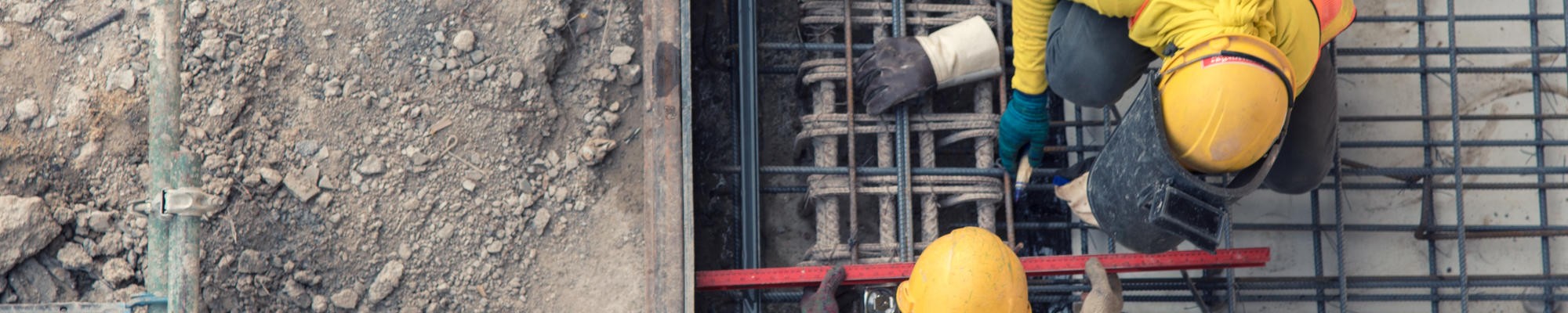 workers on a construction site Stock image, workers on a construction site